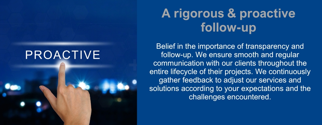 A rigorous & proactive follow-up