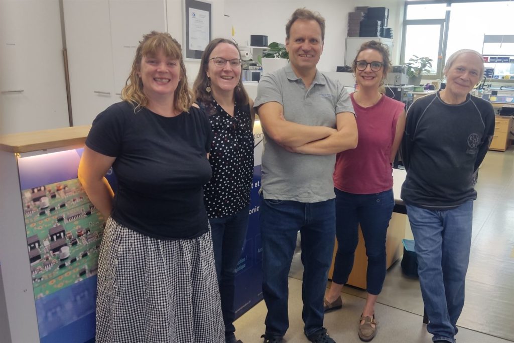 Das Team von Dynamic Motion in seinen Räumlichkeiten in La Chaux-de-Fonds